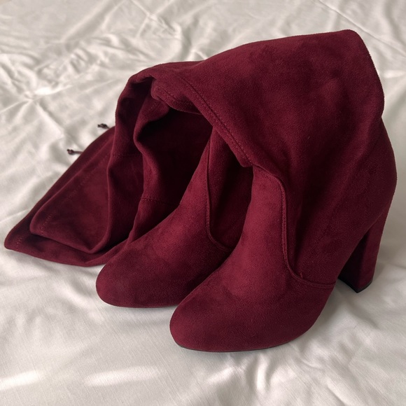 Charlotte Russe Over The Knee Boots - Picture 5 of 8